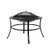 Tokia Steel 30" Round Fire Pit