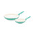Rio 8" & 10" Ceramic Nonstick Fry Pan Set  Turquoise