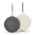 GP5 Colors 2pc Ceramic Nonstick Fry Pan Set Cloud Cream