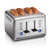 Digital Sure-Toast 4 Slice Toaster Stainless Steel