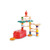 Quadrilla Stack Track Buicket Wooden Marble Builder Set