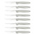8pc Stainless Steel Serrated Steak Knife Set
