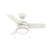 Aker 36" Ceiling Fan w/ Light Kit White