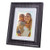POWERPIC Photo Frame with Triple USB Charging Dark Brown