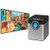 720p Vertical Projector w/ Bluetooth Transmitter & Screen