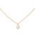 14k Yellow Gold Diamond Necklace .20ct