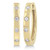 Diamond Hoop Earrings Gold