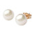 Pearl Earrings 6mm - White