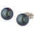 Pearl Earrings 6mm - Black