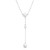 Disco Y Sterling Silver Necklace