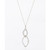 Nouveau Diamond Necklace White Gold
