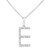 Initial Diamond Necklace-E