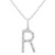 Initial Diamond Necklace-R