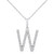 Initial Diamond Necklace-W