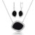 Black Onyx Earring & Necklace Set
