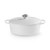 2.75qt Signature Cast Iron Oval Dutch Oven White