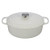 6.75qt Signature Cast Iron Oval Dutch Oven White