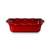 9" Heritage Stoneware Fluted Loaf Pan Cerise