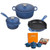5pc Cast Iron Cookware w/ 4pk 8oz Mini Cocottes Marseille