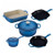 7pc Signature Cast Iron Cookware Set Marseille