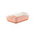3pc Heritage Stoneware Rectangular Baking Dish Set Peche