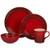 16pc Vancouver Dinnerware Set Cerise