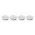 Set of 4 Vancouver Pasta Bowls White
