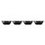 Set of 4 Gourmand Cast Iron Mini Rectangular 0.3qt Bakers Licorice