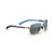 Guardrail Polarized Sunglasses Silver & Blue Frame Neutral Gray Lens