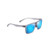 Honokalani Polarized Sunglasses Translucent Gray Frame Blue Hawaii Lens