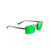 Laulima Asian Fit Polarized Sunglasses Shiny Brown Frame MAUIGreen Lens