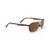 Castles Polarized Sunglasses Matte Chocolate Frame HCL Bronze Lens