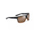 Alenuihaha Polarized Sunglasses Dark Brown Stripe Frame HCL Bronze Lens