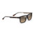 Okina Polarized Sunglasses Shiny Dark Havana Frame HCL Bronze Lens