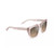 Aloha Lane Polarized Sunglasses Transparent Pink Frame HCL Bronze Lens