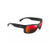 Equator Polarized Sunglasses Black w/ Red Frame Hawaii Lava Lens