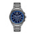 Mens Accelerator 2.0 Chronograph Gunmetal Stainless Steel Watch Blue Dial