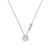 Sterling Silver MK Logo Necklace Silver