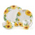 Sunflower 16pc Bone China Dinnerware Set
