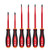 6pc 1000V Insulated Slim Tip Screwdriver Set