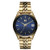 Ladies' Rise Boyfriend Gold-Tone Stainless Steel Watch  Navy Dial