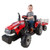Case IH Magnum Tractor w/ Trailer 12V Ride-On Red