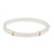 Two-Tone Sterling Silver Logo Bangle Bracelet