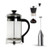 3pc Classic Coffee Maker Set Black & Charcoal