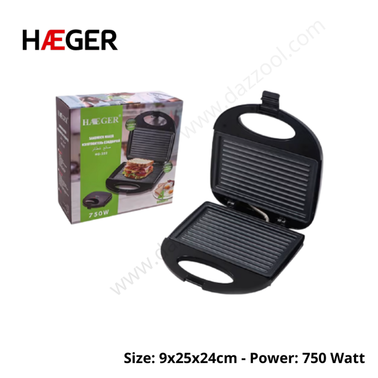 Sandwich maker Haeger HG222