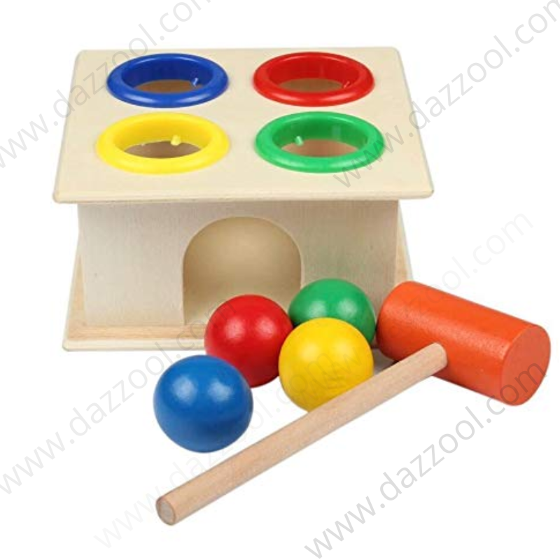 Wooden Hammer Case Toy for Kids