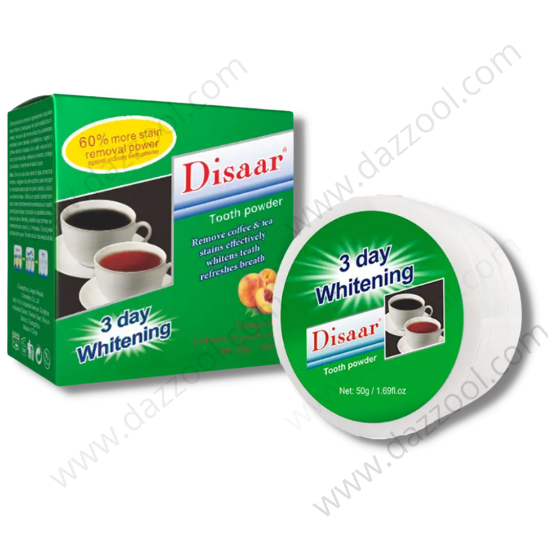 Disaar Tooth Powder Baking Soda & Probiotics & Peach Extracts DS5124