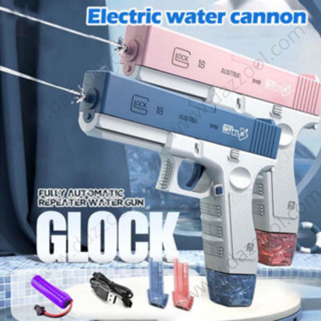 Glock Electric Water Gun Toy For Kids