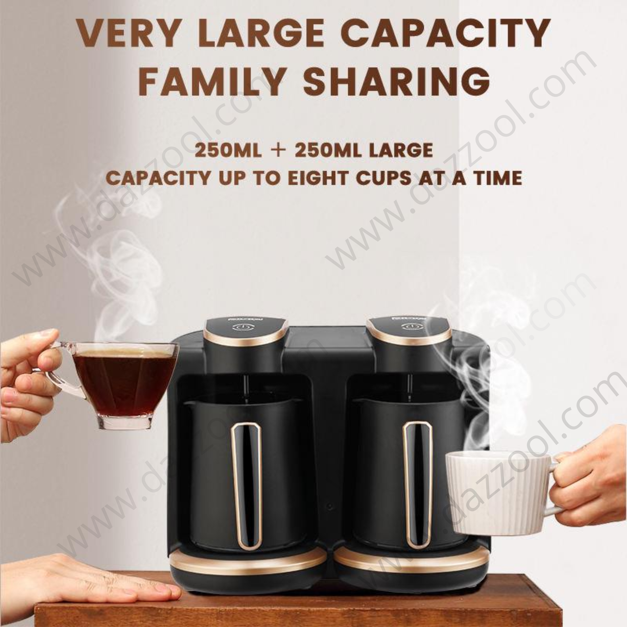 DSP Double Coffee Maker Machine KA3049
