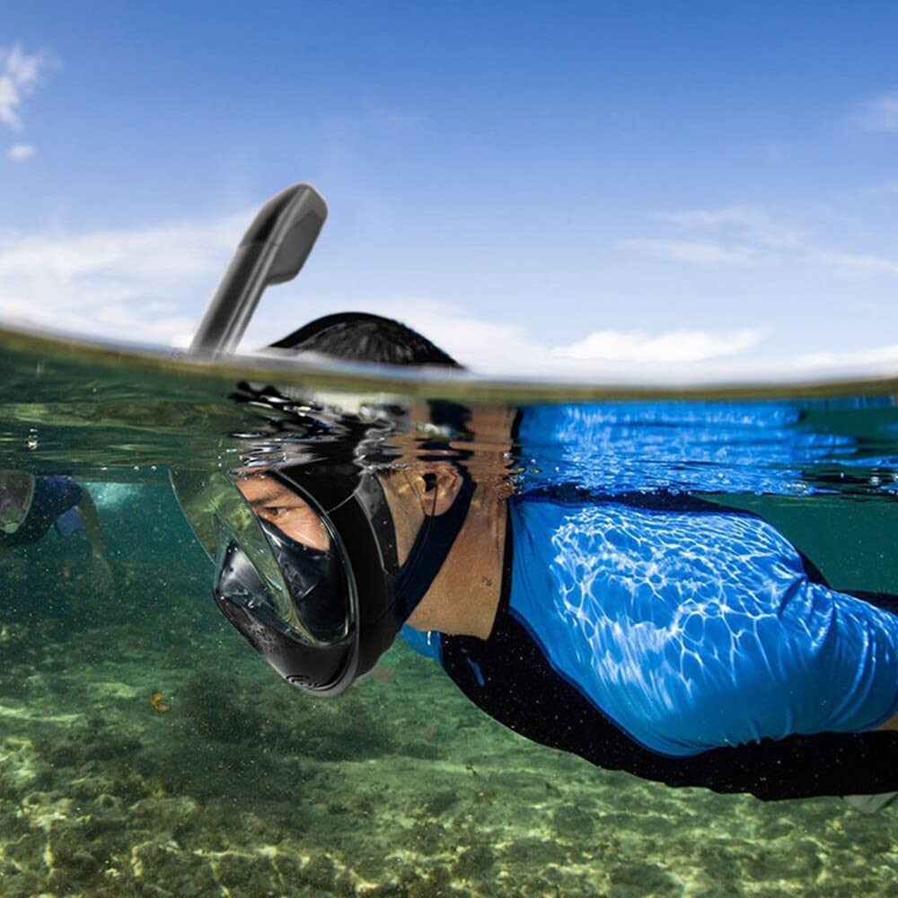 AquaView Full-Face Snorkel Mask Anti-Fog & 180° Panoramic View for Kids ...